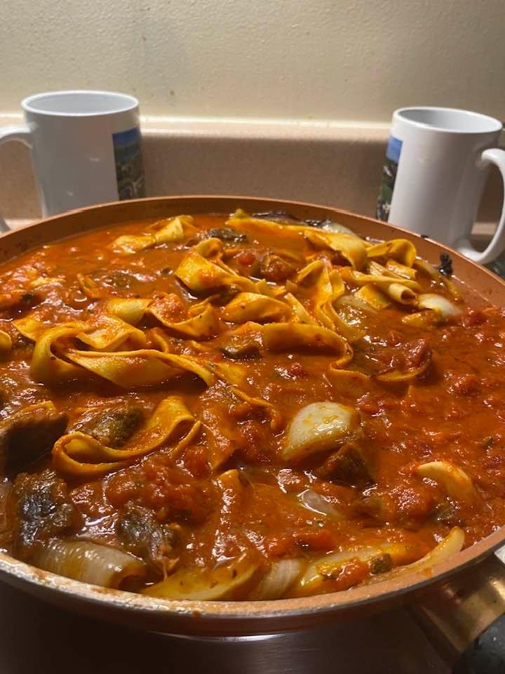 Here we are on Super Bowl Sunday.
I have been eating in the Dining Room a lot more often. But at the same time I am Shrinking my inventory on the shelves and in the freezer.
The shelves are getting down in stock and the fr