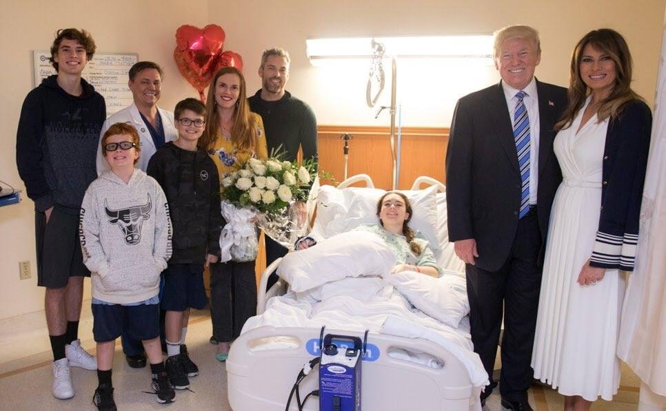 Can anyone explain why the potus is smiling/posing for the camera?  I guess he doesnt get that 17 kids were killed as a result of his actions - making it easier for the mentally ill to obtain firearms - happy smiley faces a