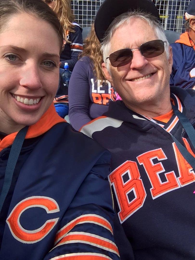 In or seats for kick off! Go Bears!!!