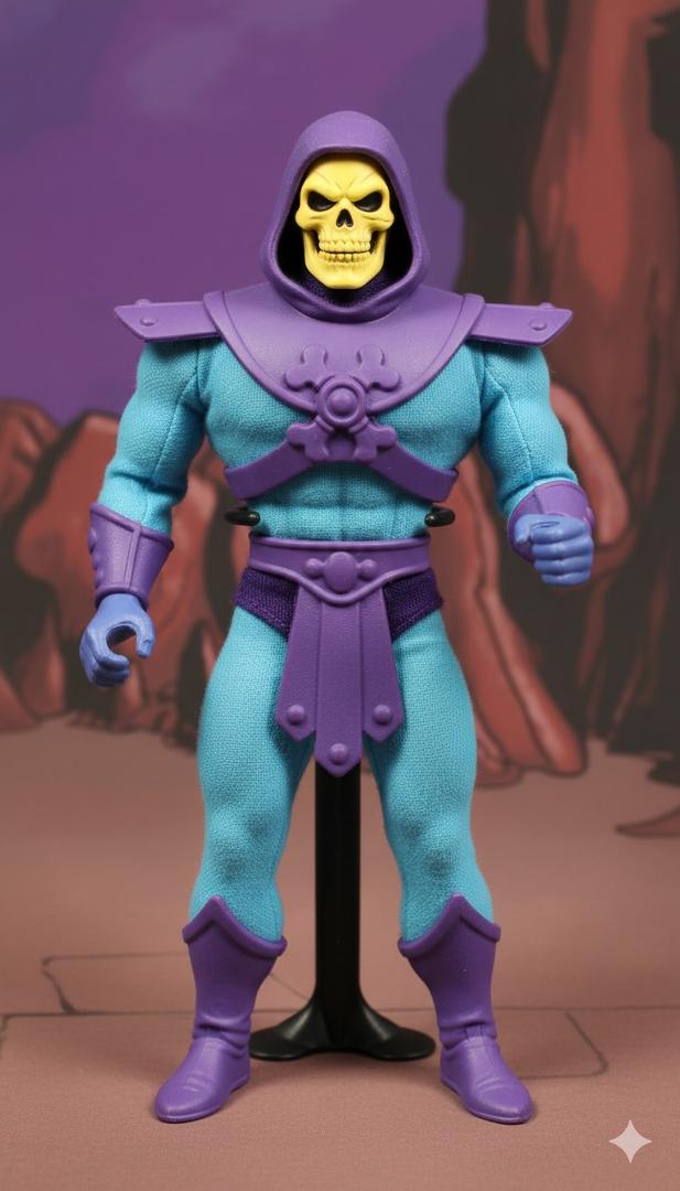 Mego Adm Mattel create a skeletor figure