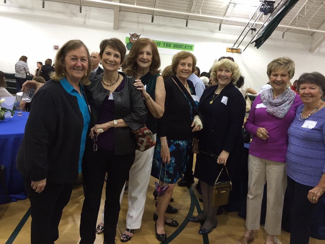 Fun Time at SMA reunion with me from left: my sister Judy and her classmate Pat from 1961 and my 1960 classmates Kathy, Dottie, Cathy and Jane