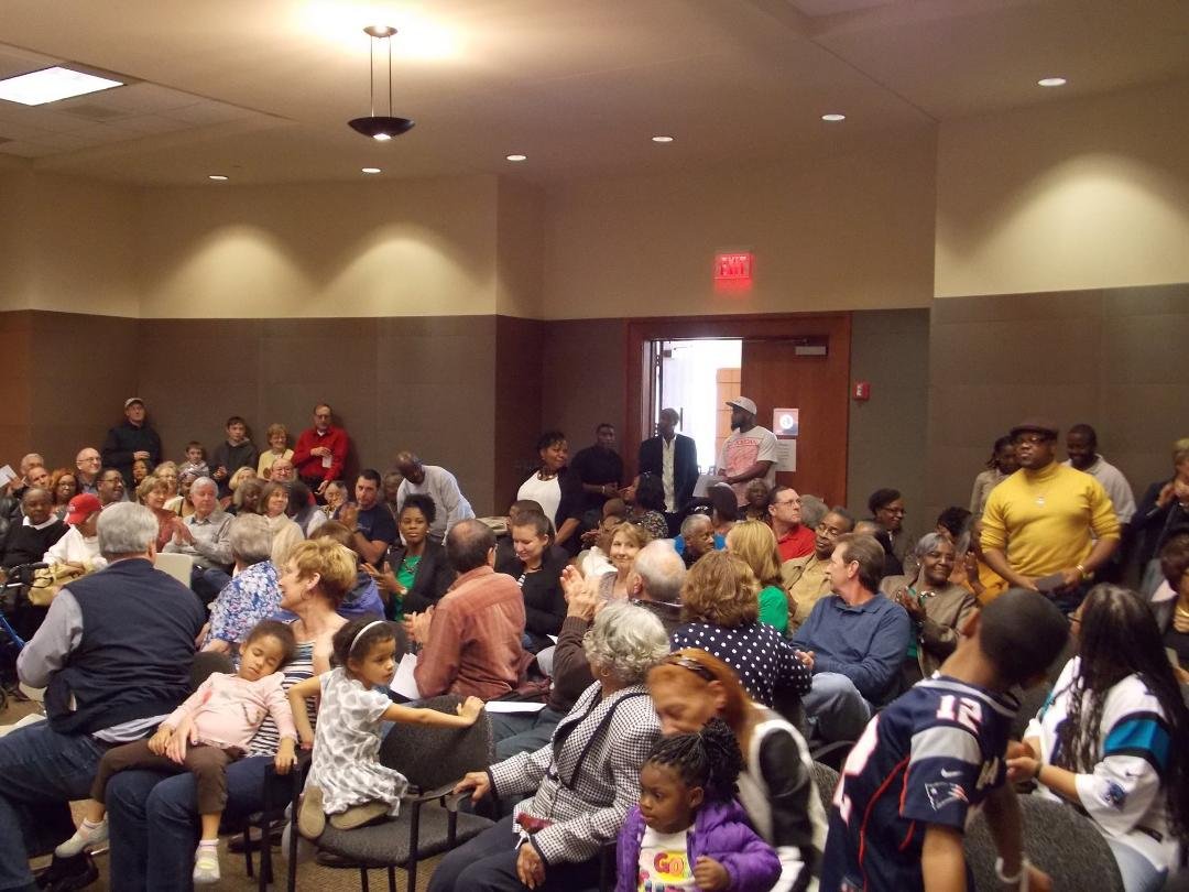 Connor Celebration for Black History month in Cornelius, NC town hall.