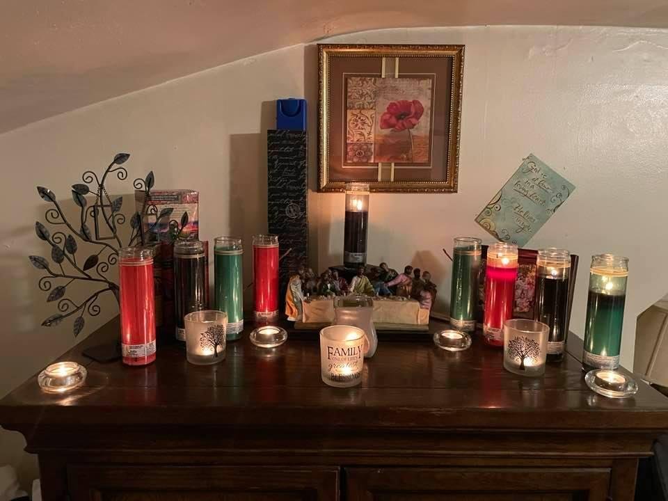 Happy 3rd night of Chanukah: unapologetically Black lighting Kwanzaa candles untraditional way to mark reparations 2019 into the future