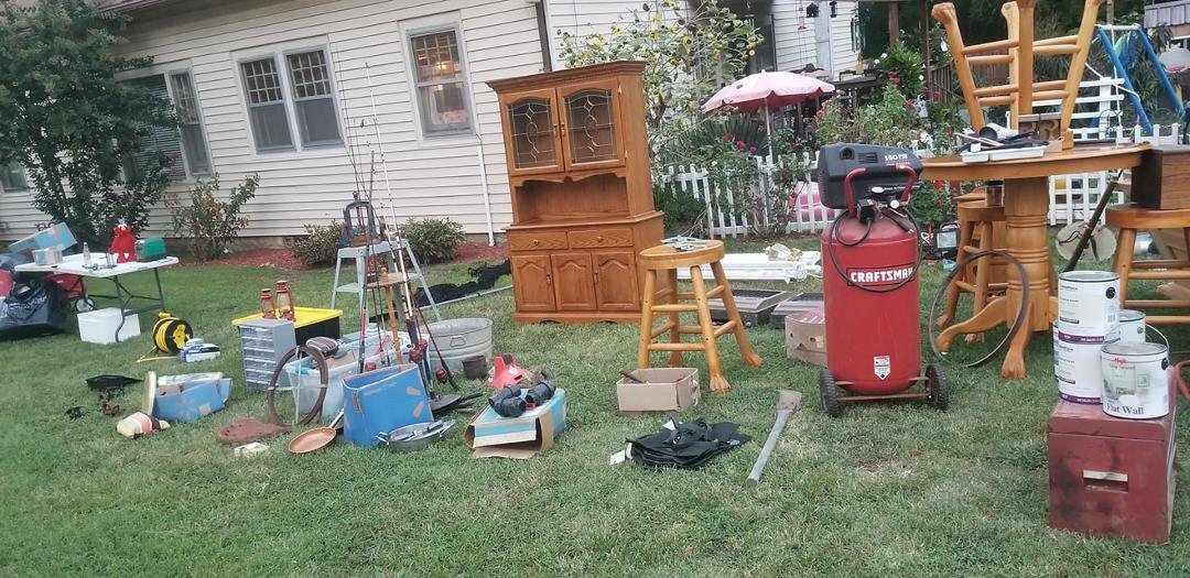Yard sale 411 saint Mary's str kenton tn
Fri-sun