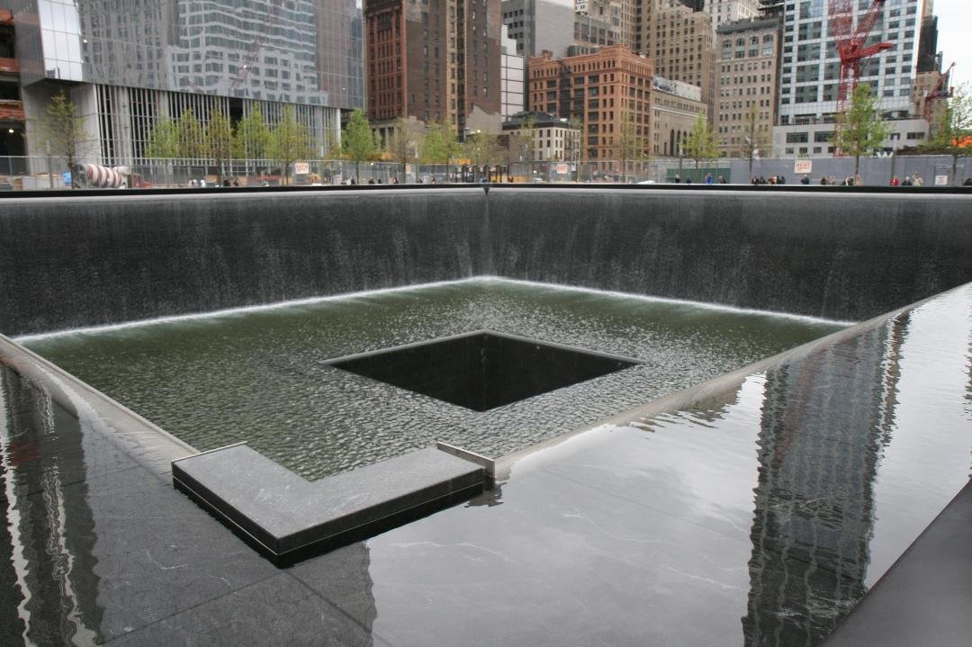 A very moving sight to see at 9/11 Ground Zero in New York.