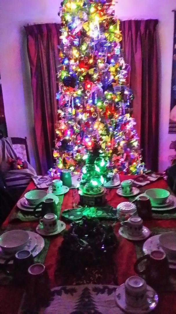 Finish the dining Area Christmas Tree