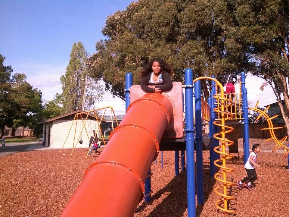 My beautiful granddaughter at the park