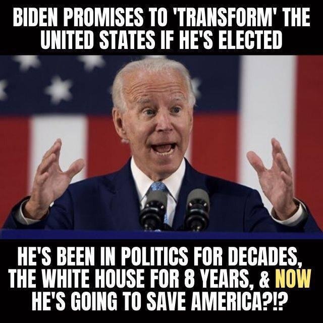 If you believe he's the right choice, I have a NYC bridge for sale! The only difference between a tool and a fool is the letter f. If you vote for Biden, you'll get the f back and much less.