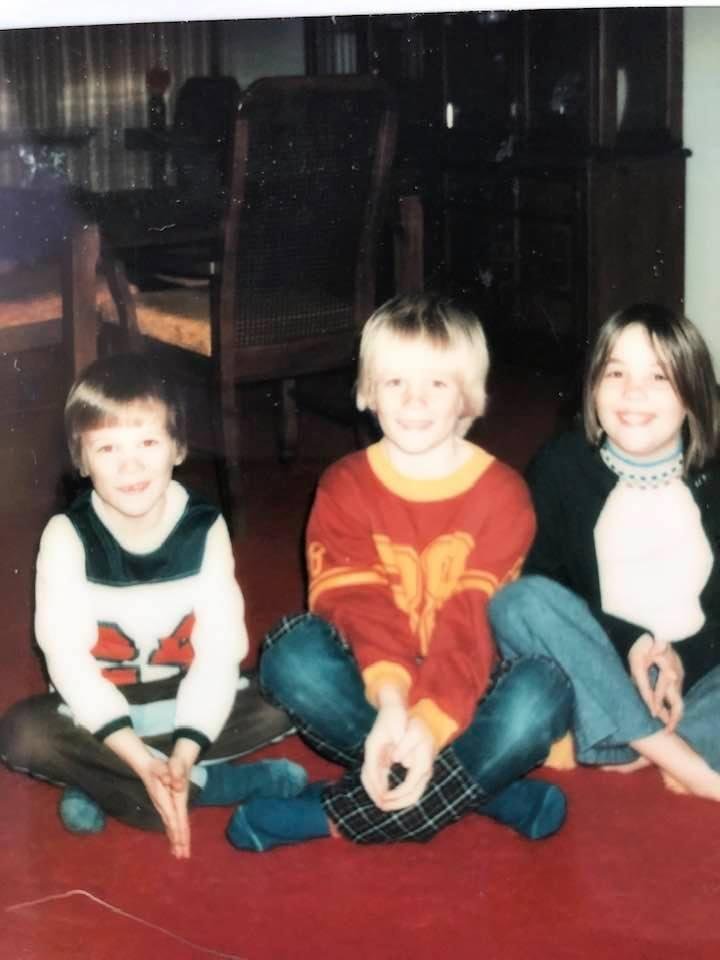 National Siblings Day. Sue,Greg and Jeff. 1976.