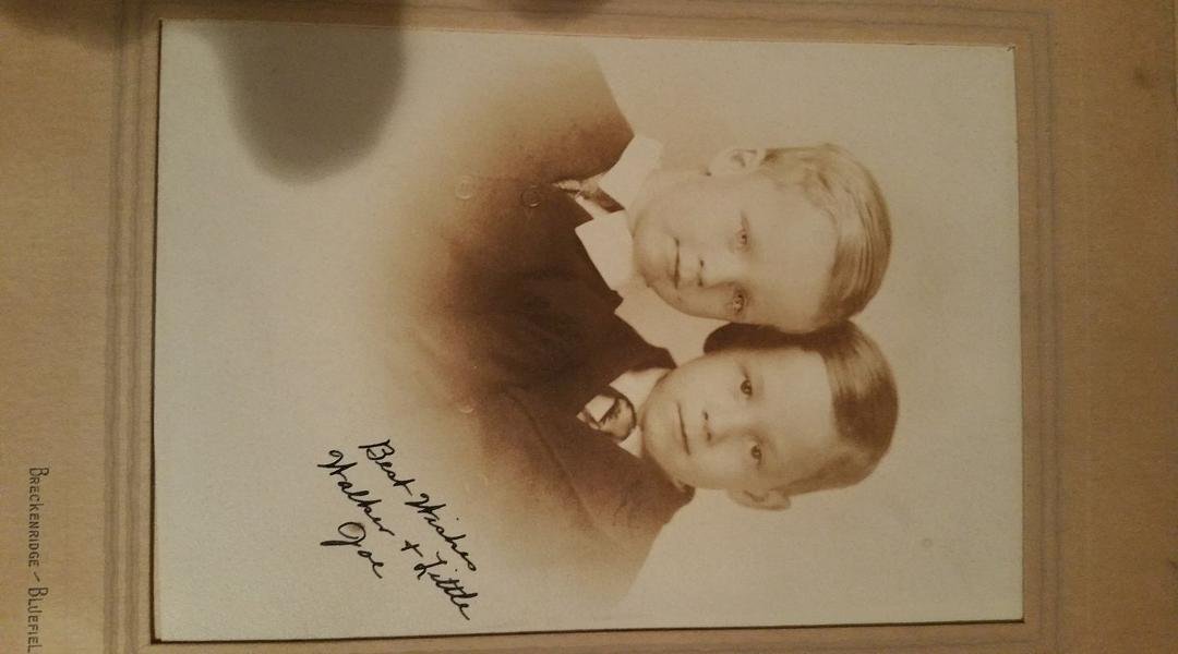 Very young Joe and Walker McCraw