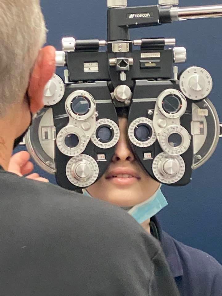 Annual eye exam at Perfect Vision