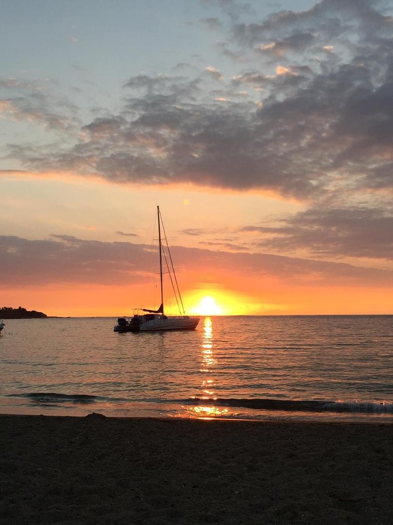 Sunset on A-Bay .....