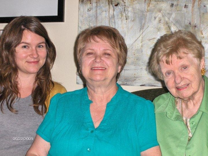 3 generations, Amanda Venable,Cheryl Baker Venable,Vash Baker--2009