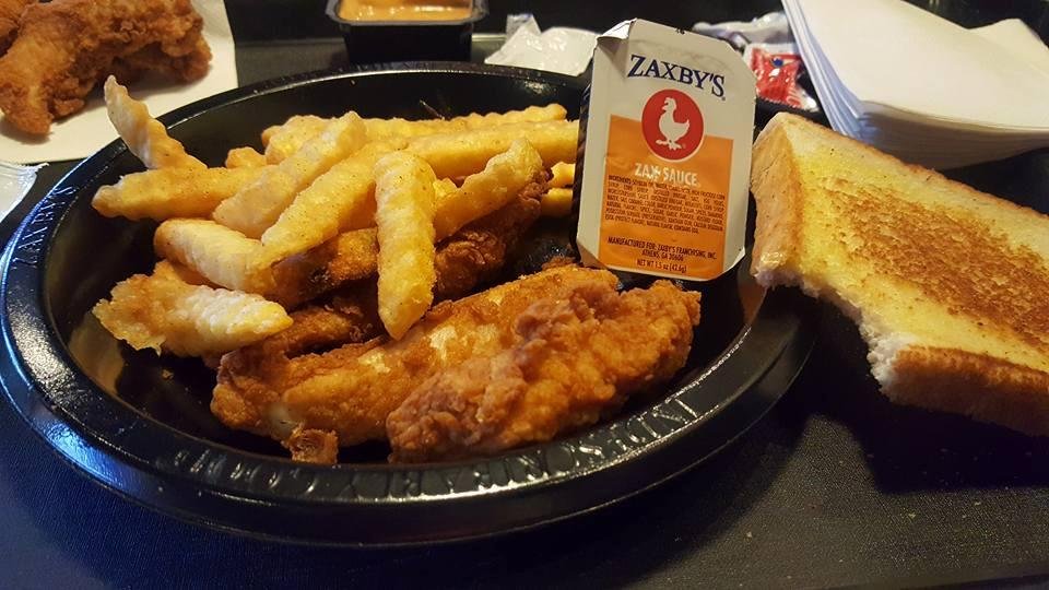 At our first trip to Zaxby's