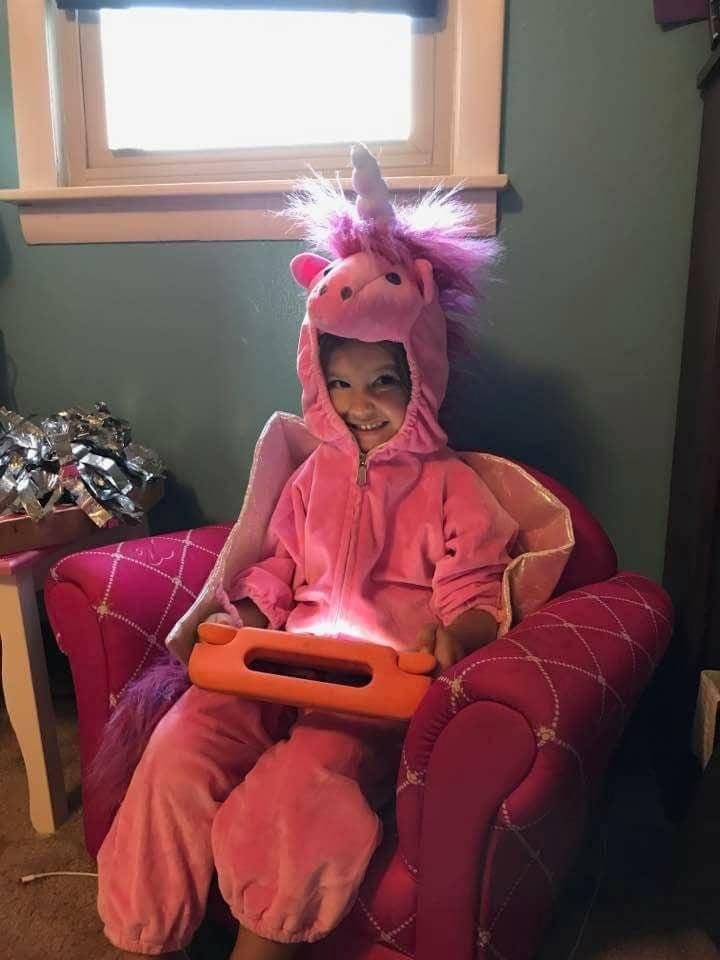 My precious little granddaughter