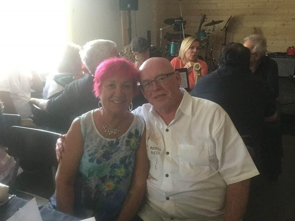 At Peter and Tracy’s wedding in Kamloops