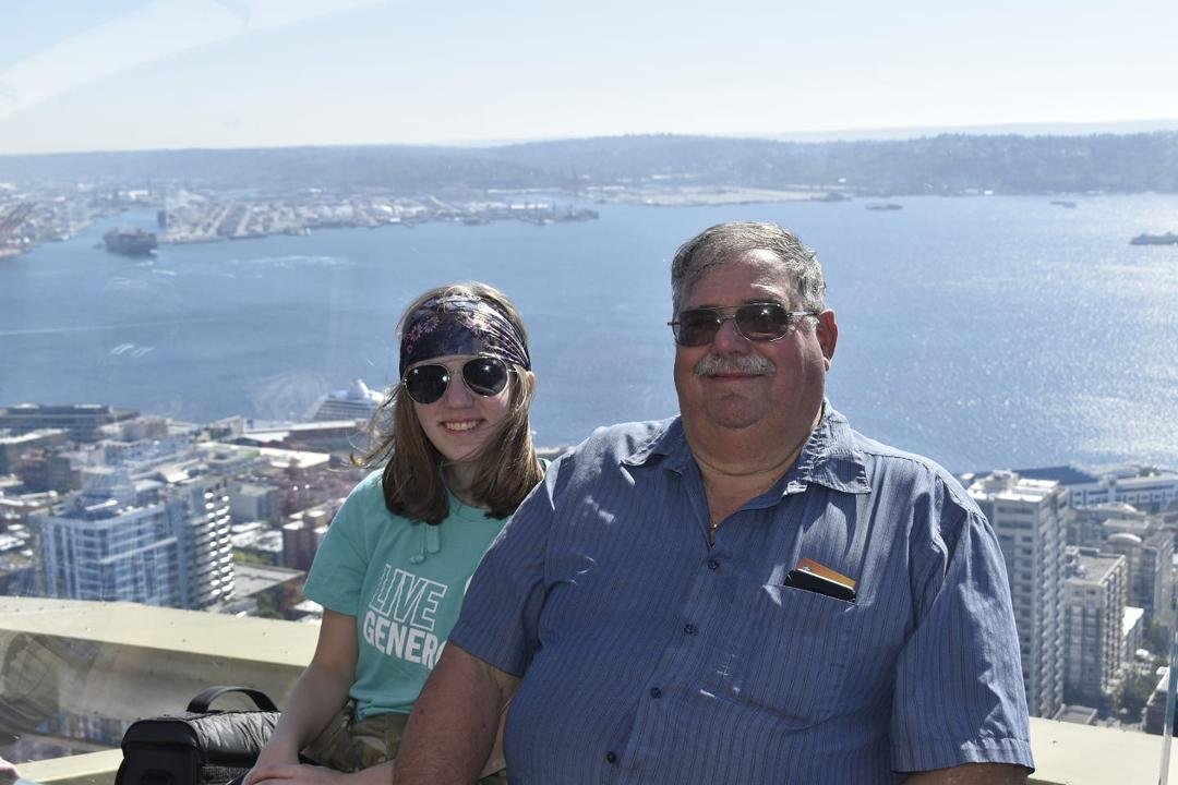Abigail and I on The Space Needle!