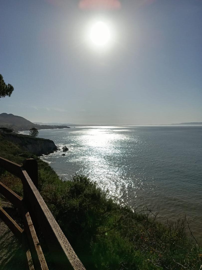 The view from our morning walk overlooking Pismo Beach.