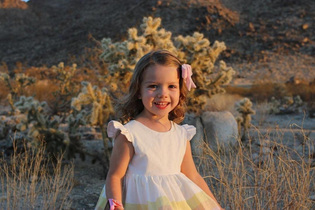 Granddaughter, Addy. This little 3-year-old is full of love and life.