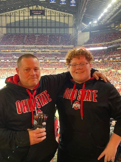 Got Ben and Benjamin tickets for Saturdays Game. The fact that they won, of course, made it extra special. Benjamin is now taller than his dad
