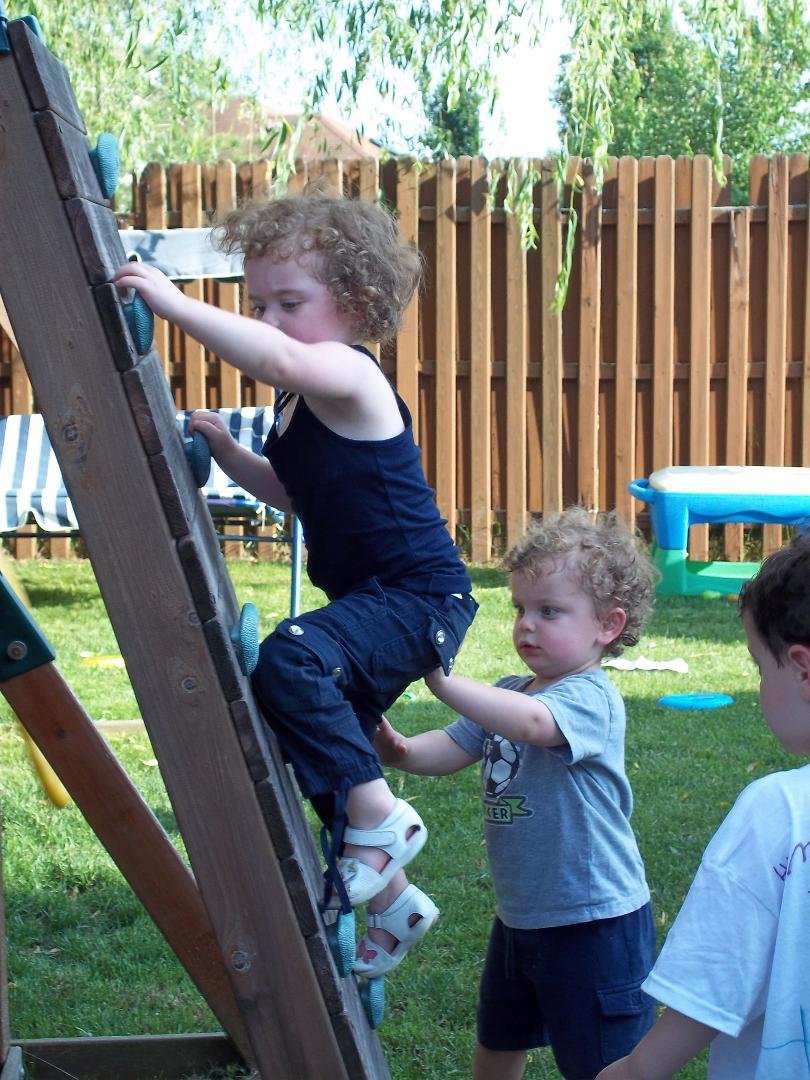 A little push from my little brother