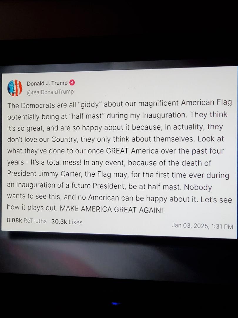 Now I've seen everything.  Just how LOW can Trump get??? He posted this temper tantrum on social media. Narcissistic pig!