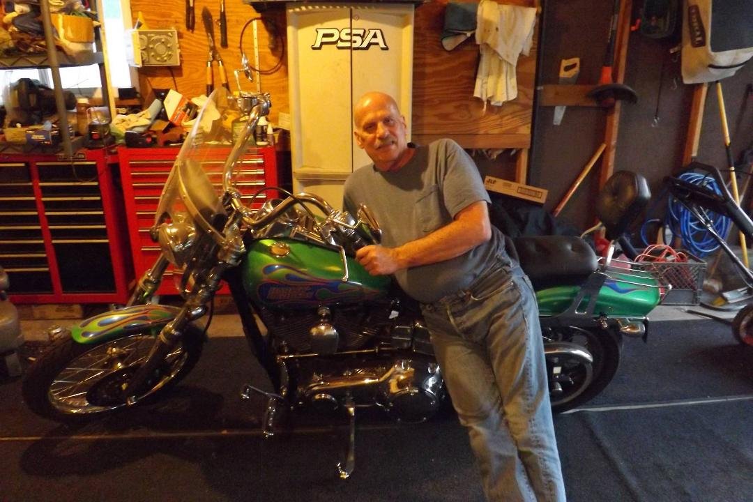 Happy 62th Birthday Dad. Btw the Bike is for sale people.