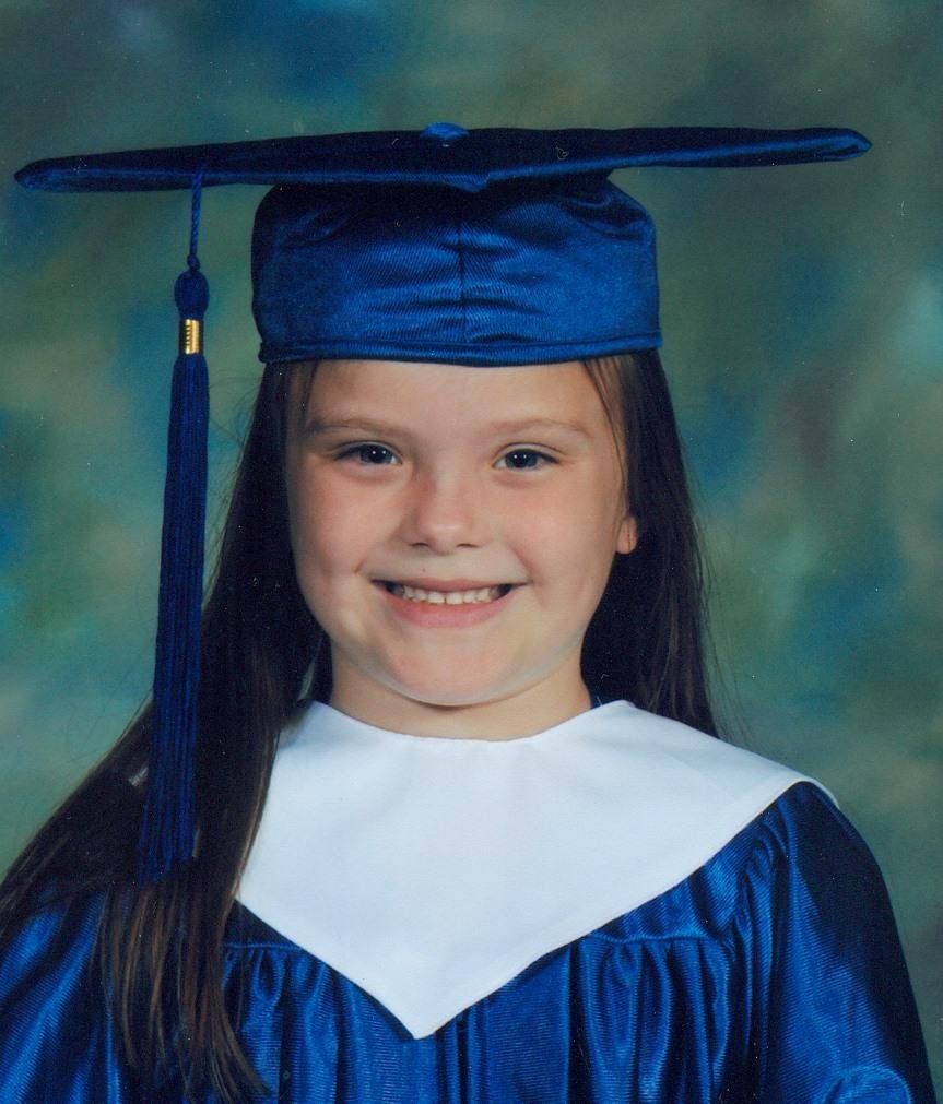 Bentley Reese Gates' graduation -- from Kindergarten. This is Chris and Ashley's youngest daughter.