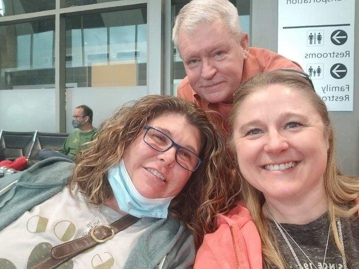 Girls and I made our trip to Las Vegas to celebrate with Mary Jo one last time. Found a special spot at the Flamingo Hotel garden and had our final good bye.