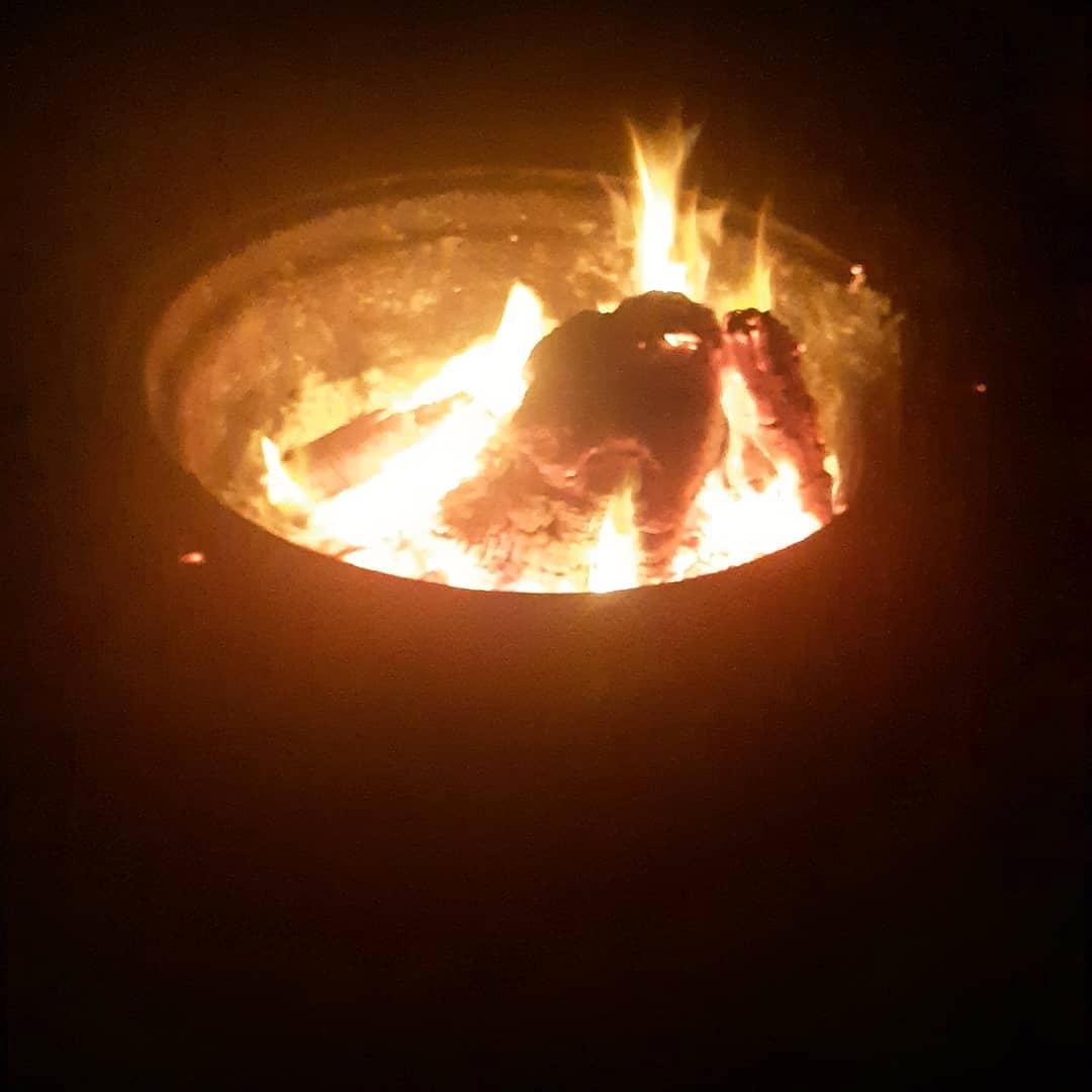A beautiful night for a fire.