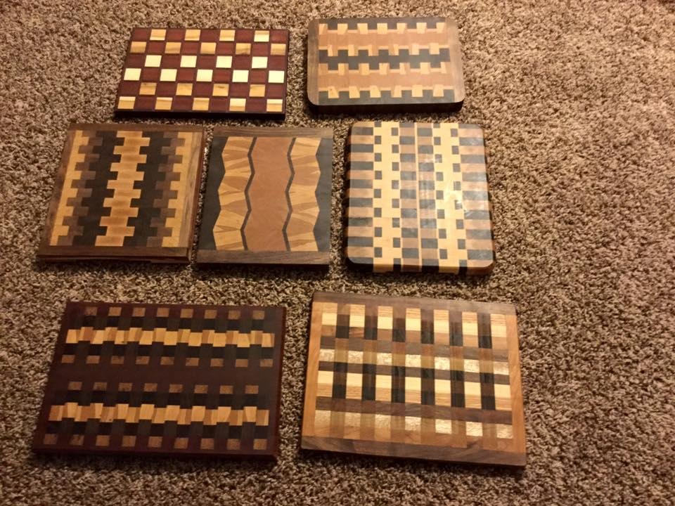 Dale's awesome cutting boards are now also available until Dec 21 at Art Mom's Holiday Boutique, located in the Fudrucker's strip mall?