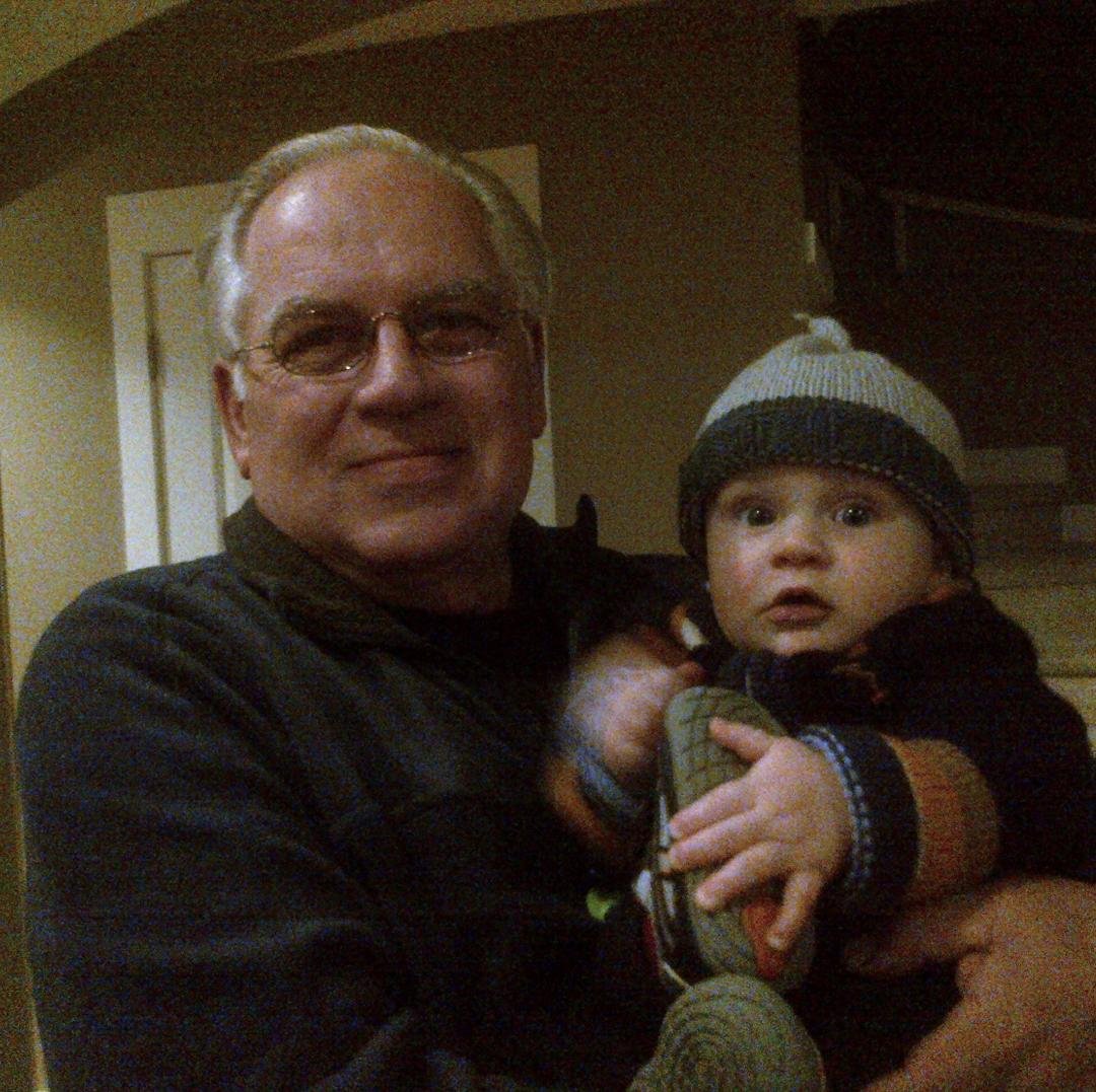 My grandson and me.