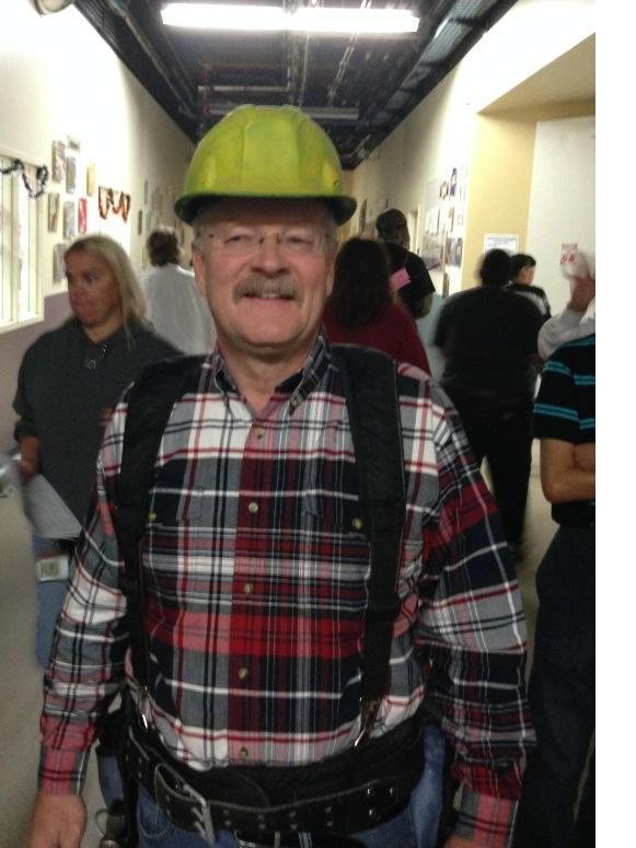 Was Bob the builder for Halloween at work yesterday. Was lots of fun.