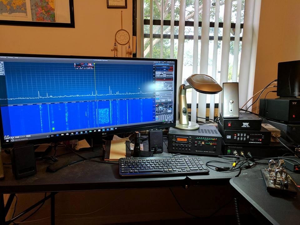 Sending CW on the 30 Meter Band My Call Is W4FO