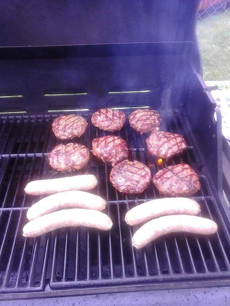 Bugers Brats and then Fireworks witha couple Vodka & Tonics tonight !