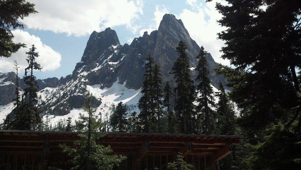 Washington pass on the north cascades hwy