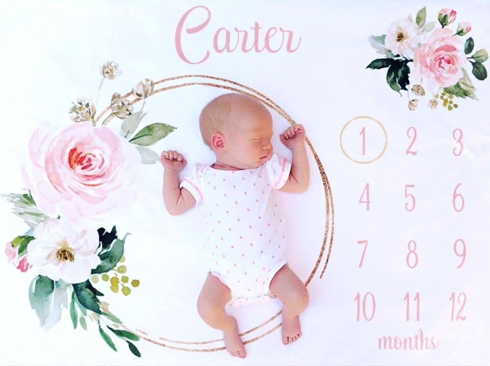 My beautiful granddaughter, Carter Grace Spicer is a whole month old today!
