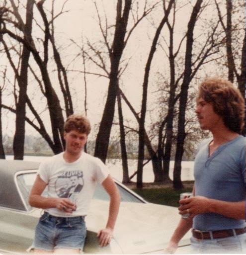 Me and Chris Erwin, 1982.