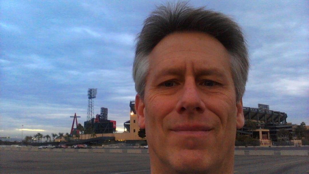 At angel stadium