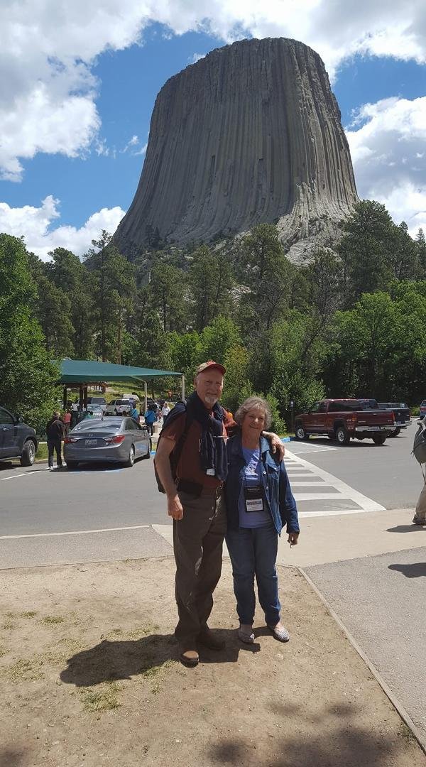 Devils Tower in wy. Winding down a great vacation.