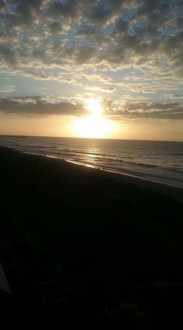 Cherry Grove beach at 7 30 am