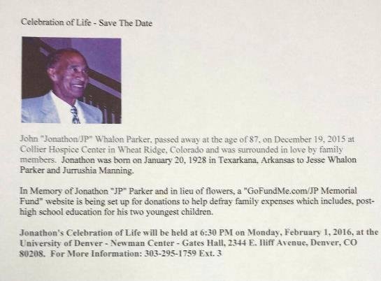 JP's Memorial Celebration will be this coming Monday, February 1 at 6:30 in Gates Concert Hall. Please share with as many people as you can and if possible, please come and celebrate with us. JP did so many shows for us,
