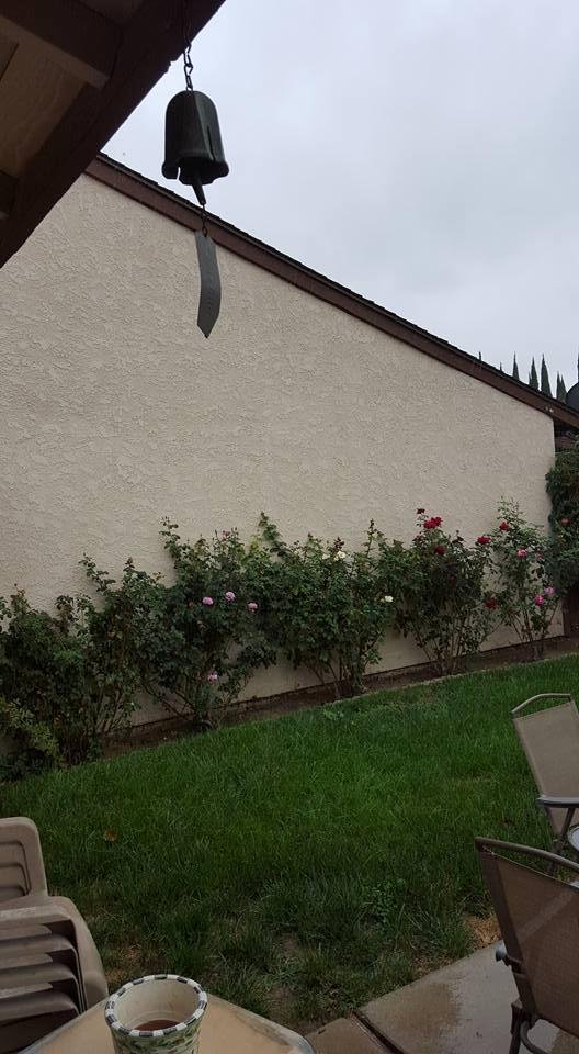 It's raining :-) . In Orange, CA