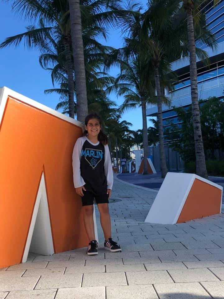 In 1997 I took David to World Series game 2. Florida Marlins vs Cleveland Indians. This week David took Mia to her first Marlins game. They played the Cleveland Indians again. 
Full circle.