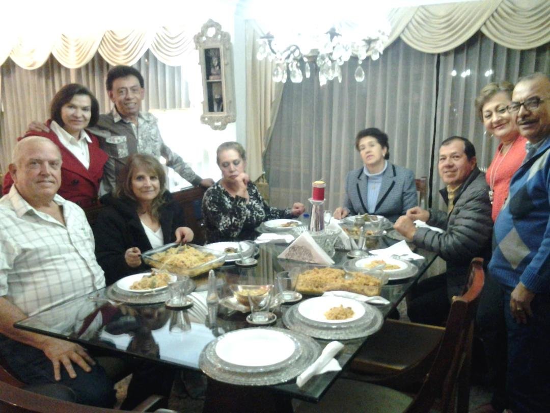 Another great time in Quito, Ecuador with friends at celebration dinner. It was to celebrate the anniversary of one couple and my belated birthday. These are really great people so nice to have as friends.