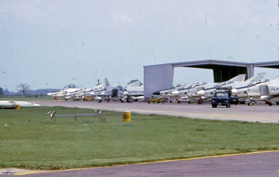 32nd TRS flight line Winter 1966