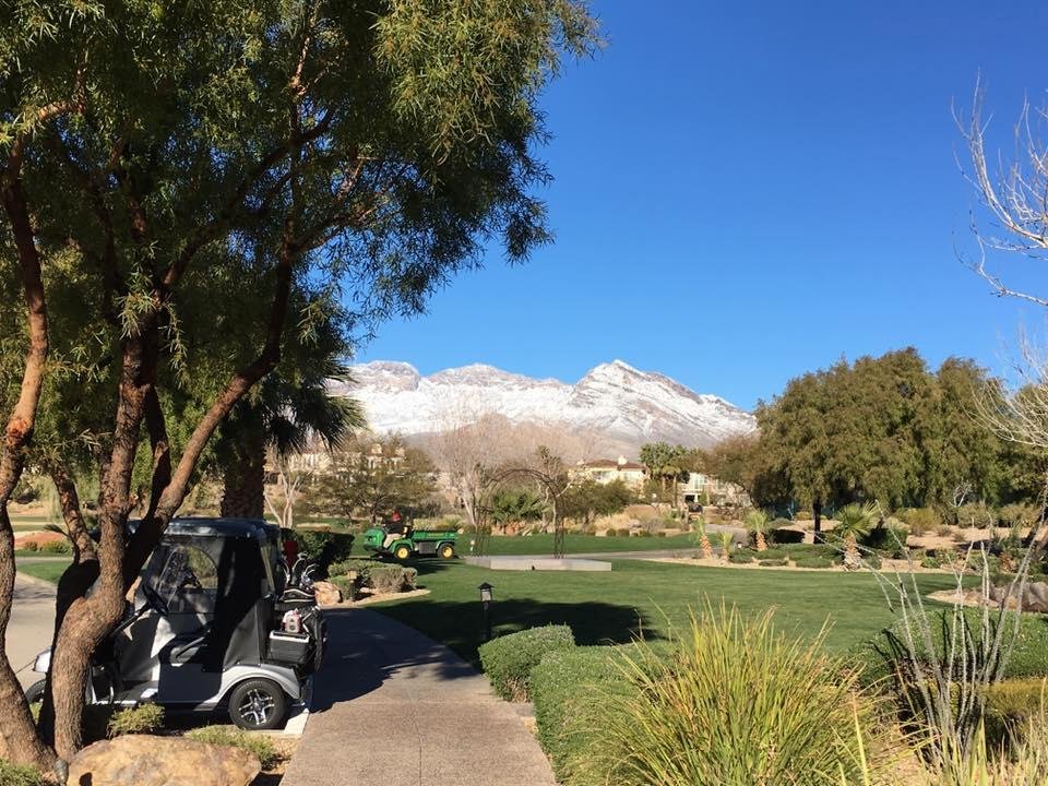 Played golf today with Bobby Reynolds at Red Rock Country Club ! Beautiful day in Las Vegas !