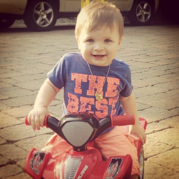 Starting him young!!
Almost ready to start racing