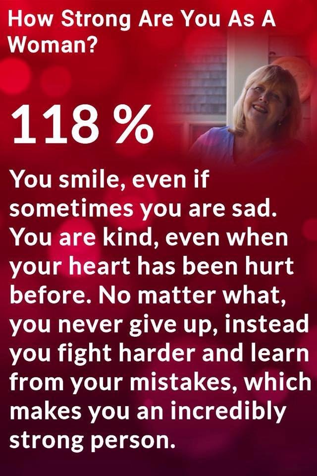 How Strong Are You As A Woman?