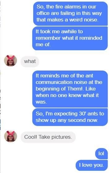 One of many reasons why I am so glad I married Diane:
